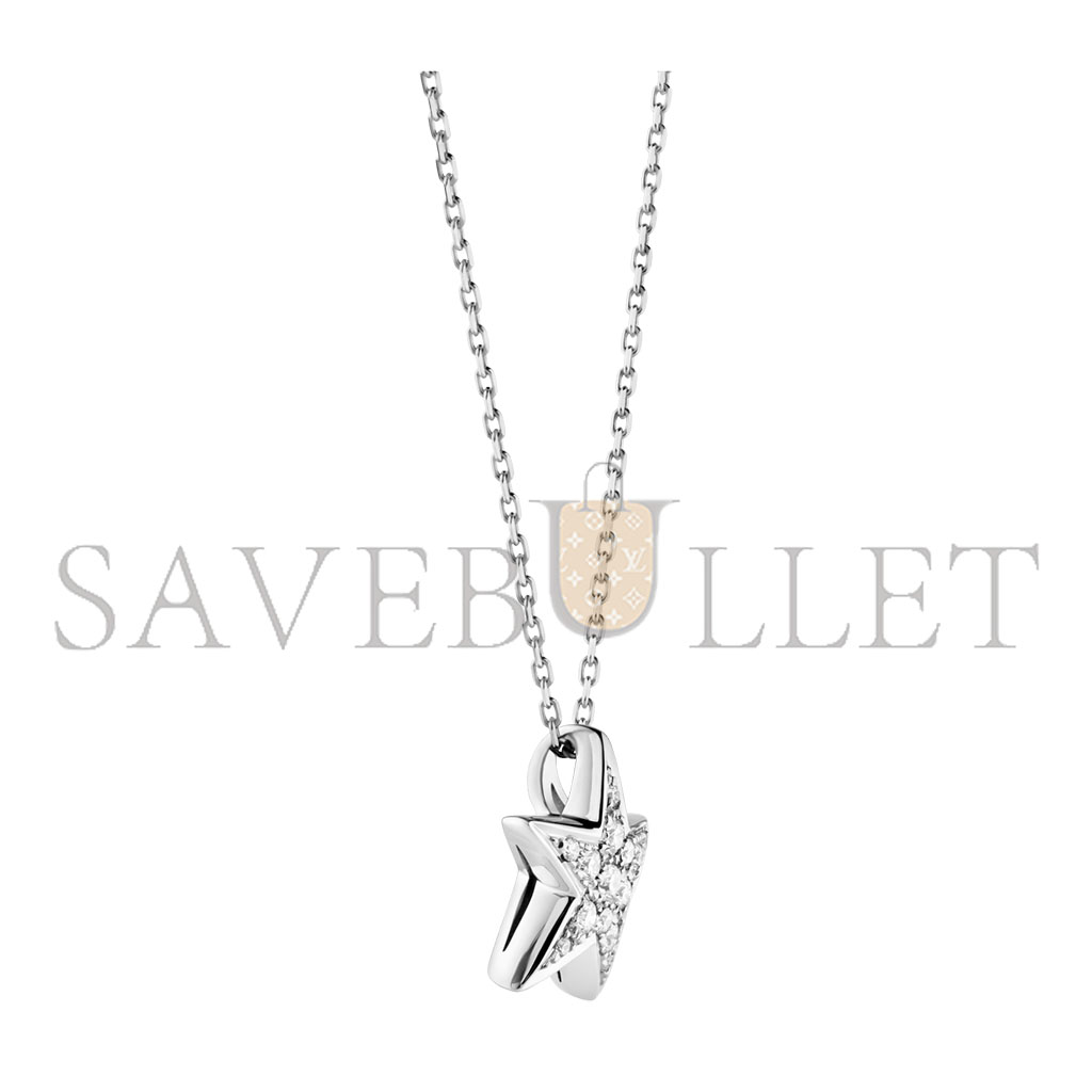Ch*el comÈte gÉode necklace j0868